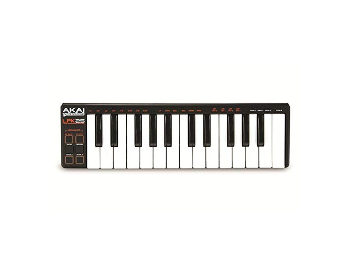 Producto AKAI Professional LPK25 - Teclado controlador USB MIDI de 25 teclas para