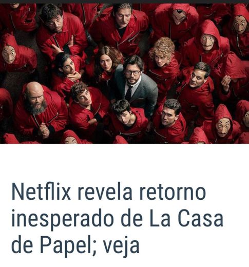 Netflix revela retorno inesperado de La Casa de Papel; veja 