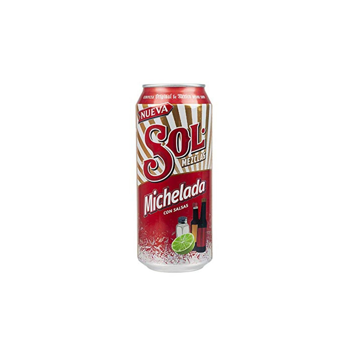 Social Cerveza Sol Michelada - Cerveza mezclada con Salsas - 3