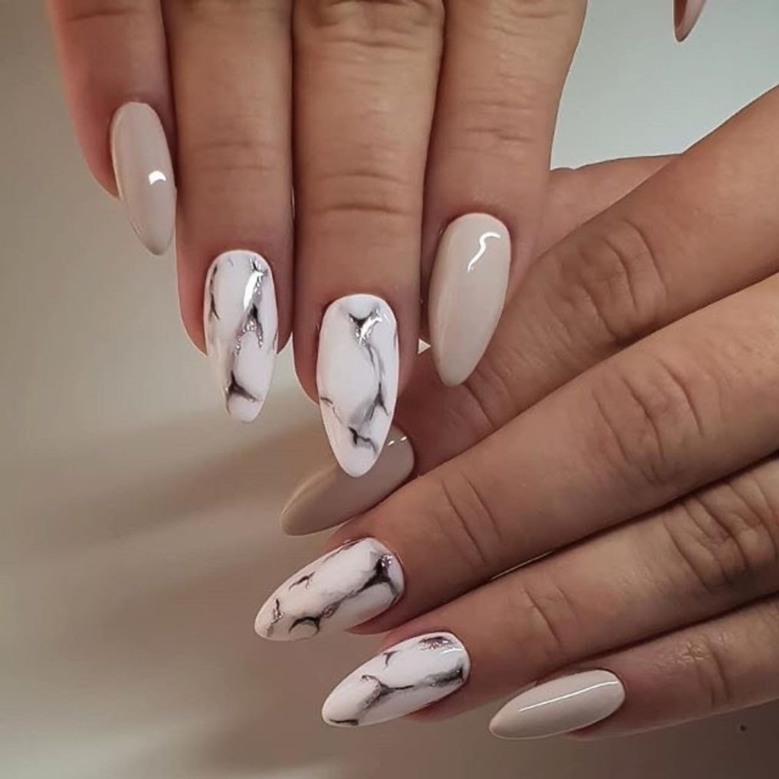 Moda Unhas Marmorizadas