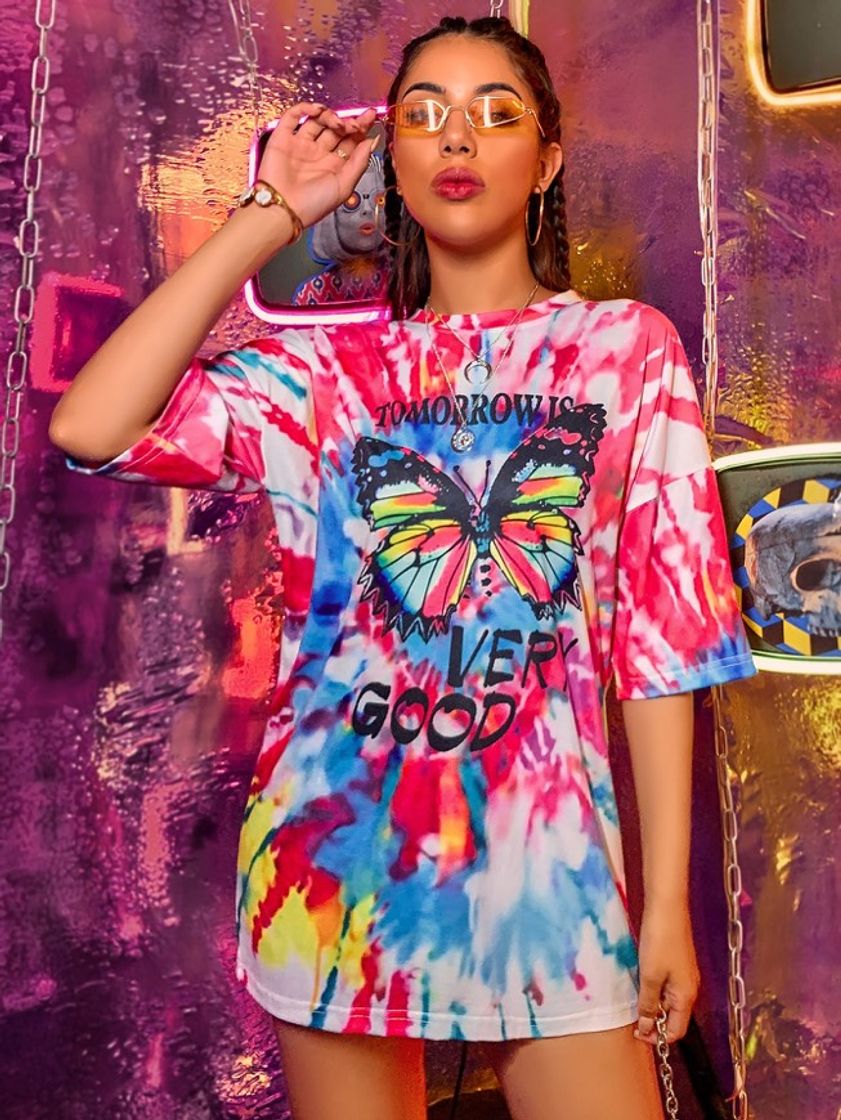 Moda Blusão Tie dye 