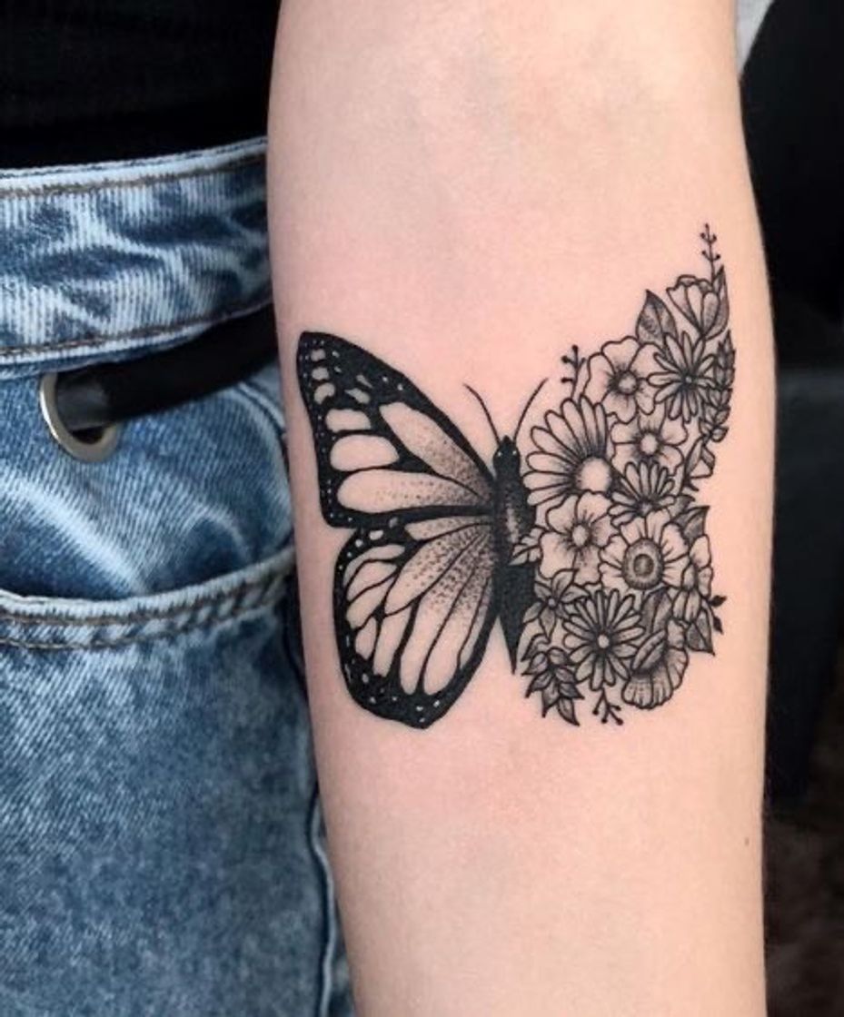 Moda Tatuagem de Borboleta 