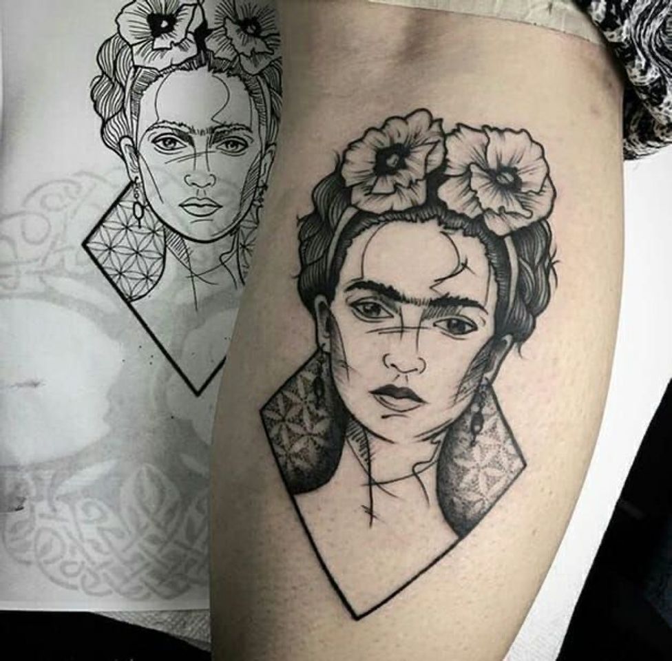 Social Tatuagem Frida Kahlo 