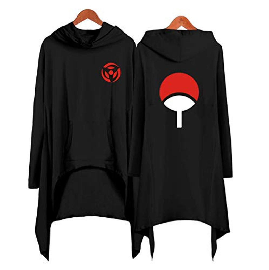 Product Unisex Informal De Manga Larga Vestido con Capucha Hokage Uzumaki Naruto Uchiha