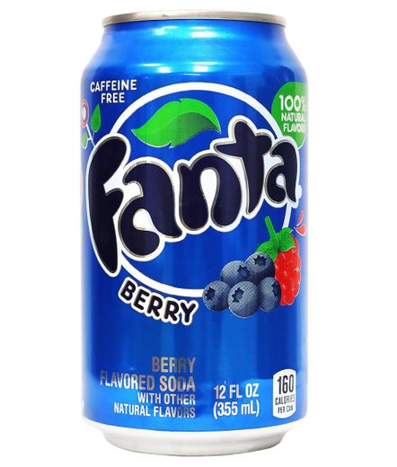 Fanta Berry - Paquete de 12 x 355 ml - Total