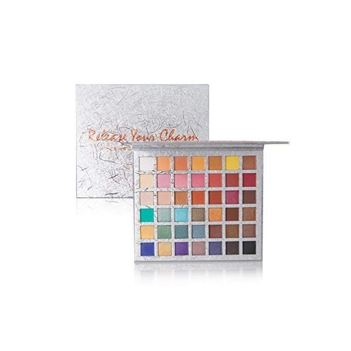 Social QIBEST Paleta de sombras de ojos 42 colores sombra de ojos Powder