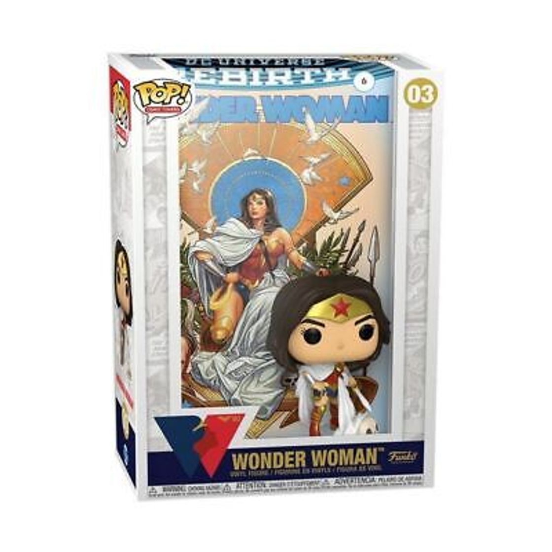 Moda Funko Pop! Comic Cover DC 03: Wonder Woman 