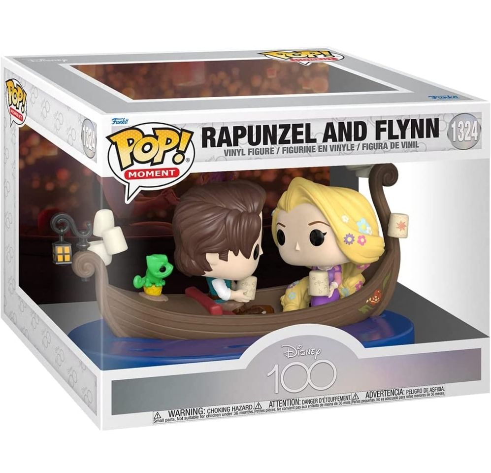 Fashion Funko Pop Moment D100 #1324: Rapunzel y Flynn