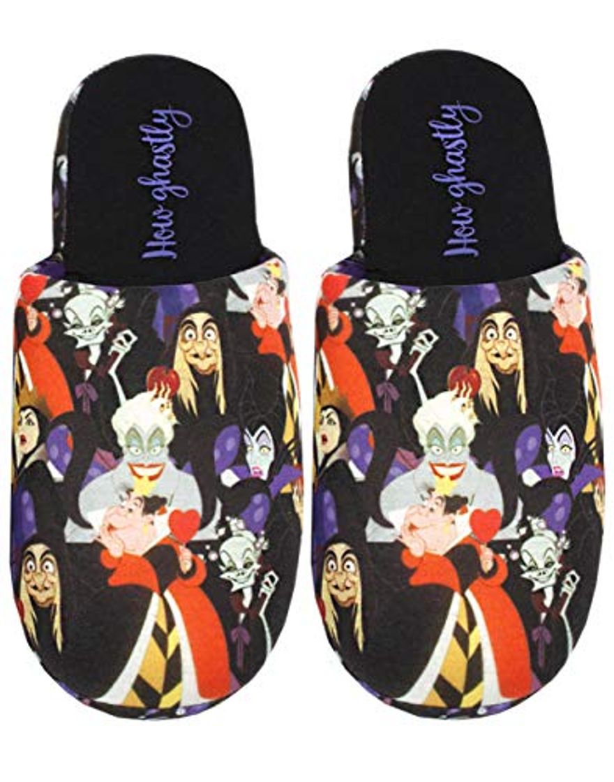 Producto Pantuflas Multicolores para Mujer Disney Villians All Over Print