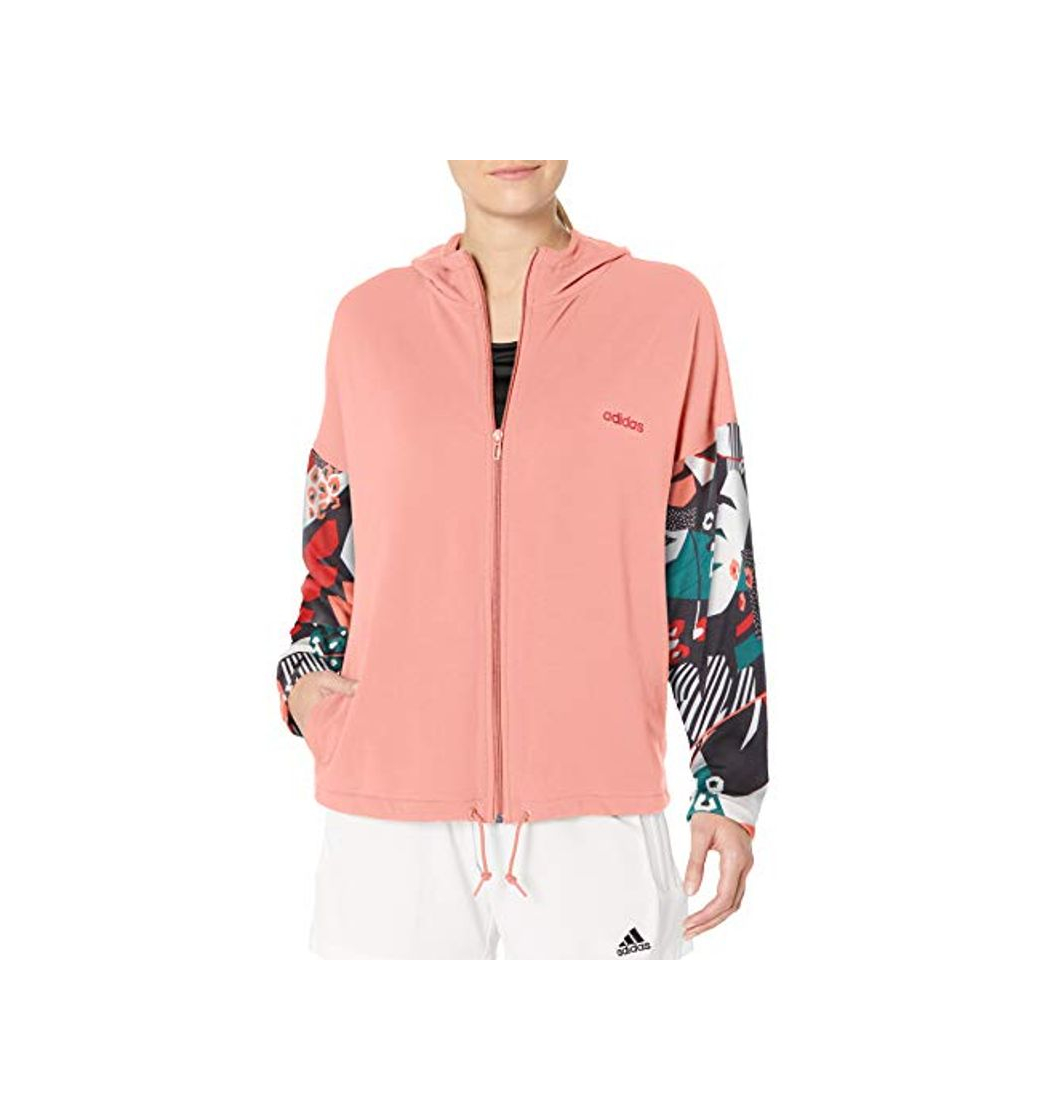 Fashion adidas Brilliant Basic Farm - Chaqueta con Capucha para Mujer, Mujer, Chaqueta,