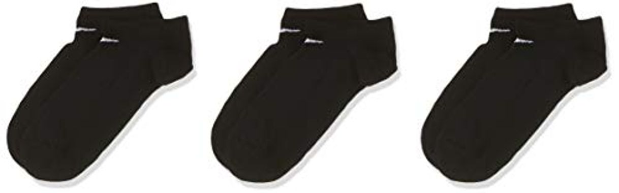 Producto Nike 3Ppk Value No Show, Calcetines Unisex adulto, Negro