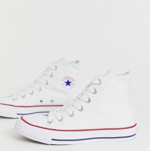 Converse Chuck Taylor All Star Hi white trainers