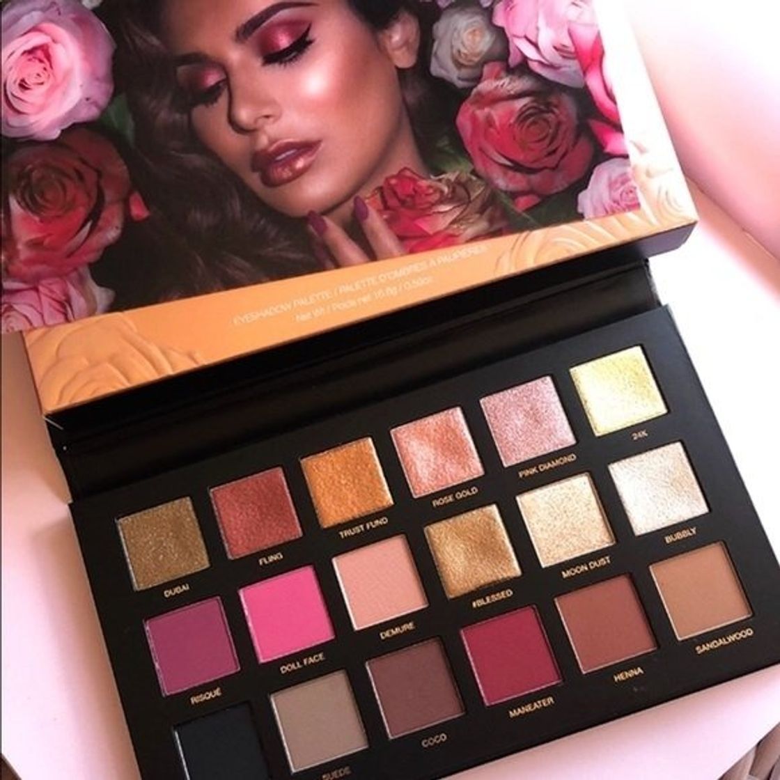 Productos Paleta HUDA BEAUTY rose gold 