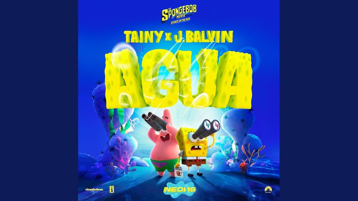 Canción Agua (with J Balvin) - Music From "Sponge On The Run" Movie