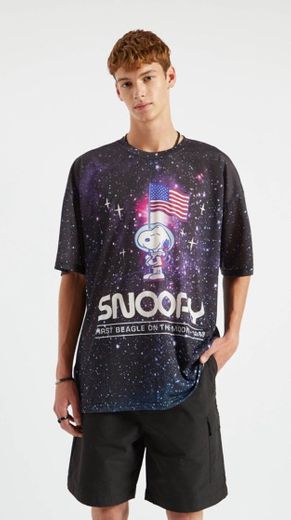 Playera Snoopy luna 