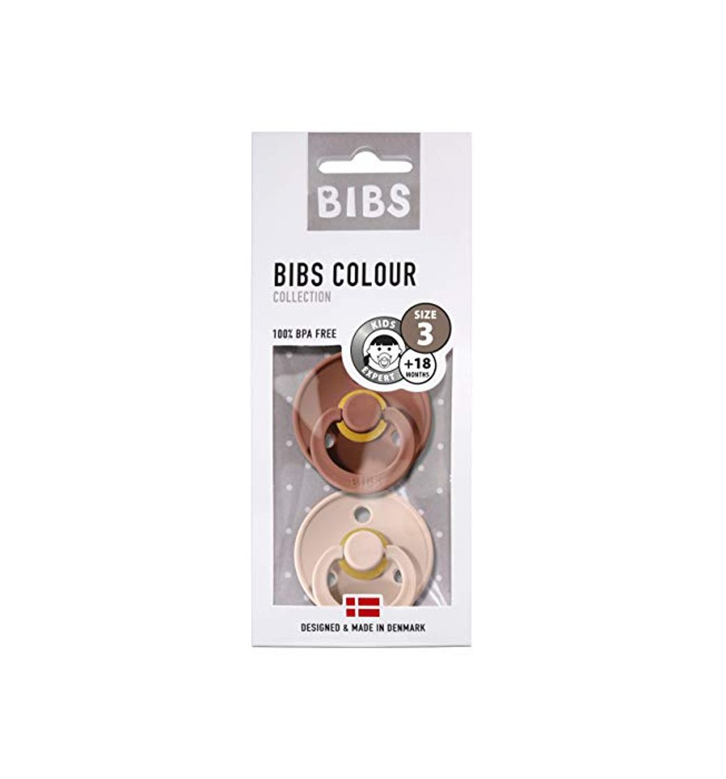 Producto BIBS Colour Chupetes Pack 2 - Sin BPA Caucho Natural - 18