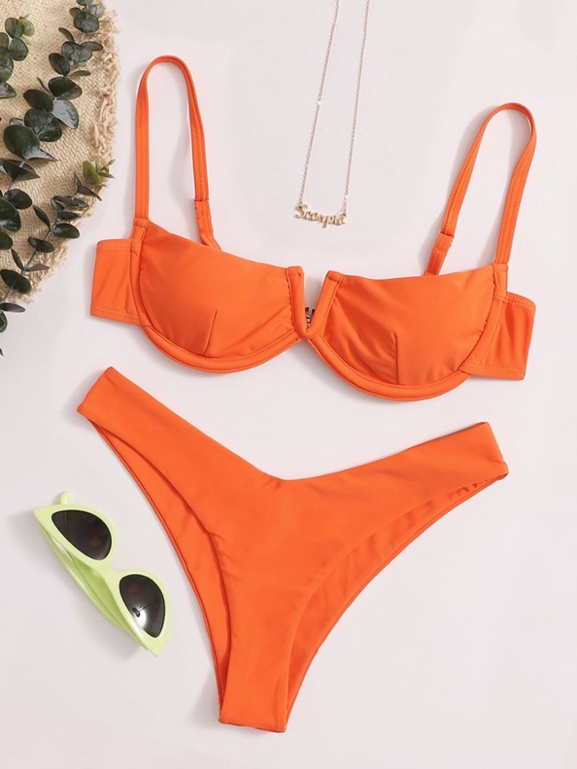 Moda Bikini naranja