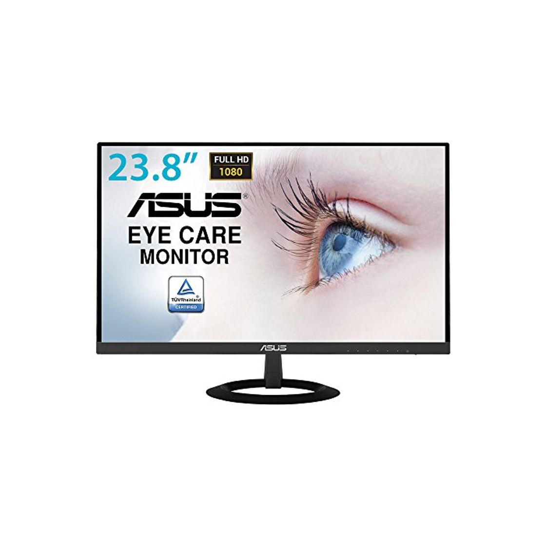 Electronic Asus VZ249HE 23.8" Full HD IPS Mate Negro pantalla para PC -