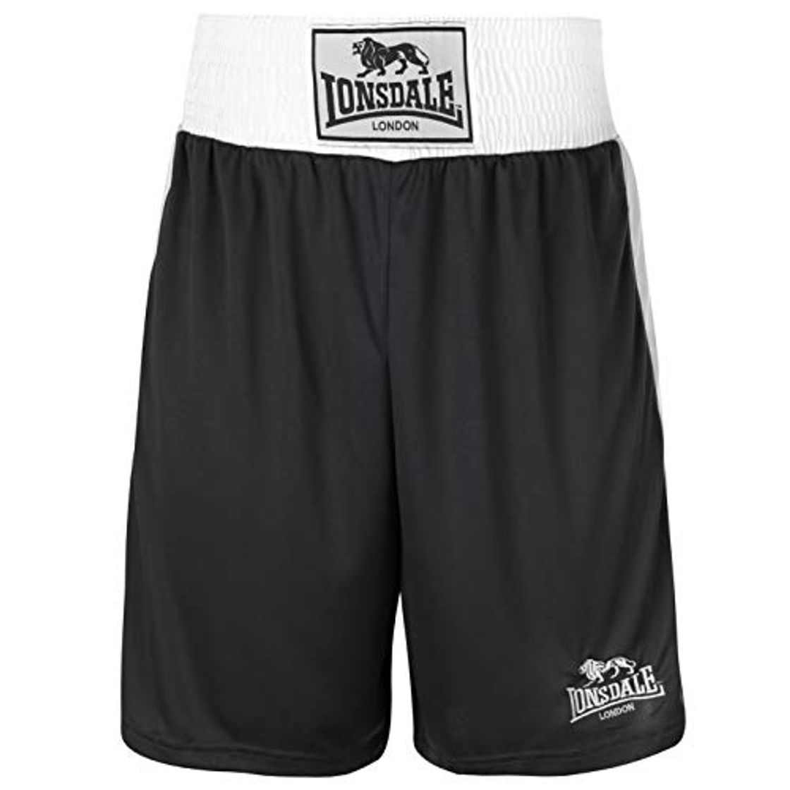 Fashion Caja de pantalón corto para hombre Lonsdale pantalones de deporte de los cierres de Wear Sport de boxeo de entrenamiento