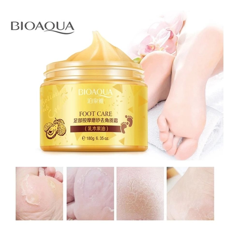 Fashion Bioaqua exfoliante para pies suaves sin callos