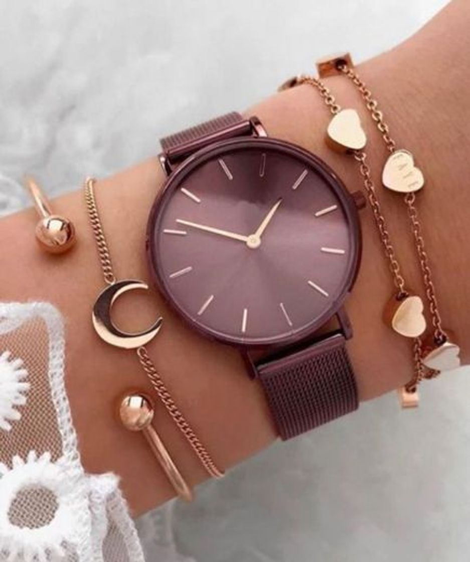 Social Simple Mesh Watch