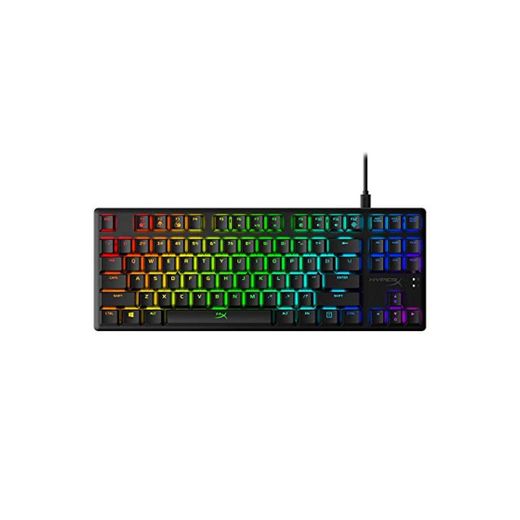 HyperX HX-KB7AQX-US Alloy Origins Core, Teclado Mecánico para Juegos RGB, Tenkeyless