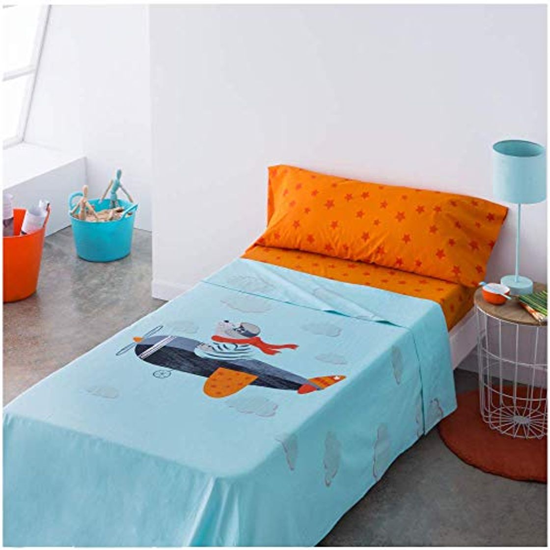 Producto COTTON ARTean Juego de sabanas Lines II Cama de 150 x 190