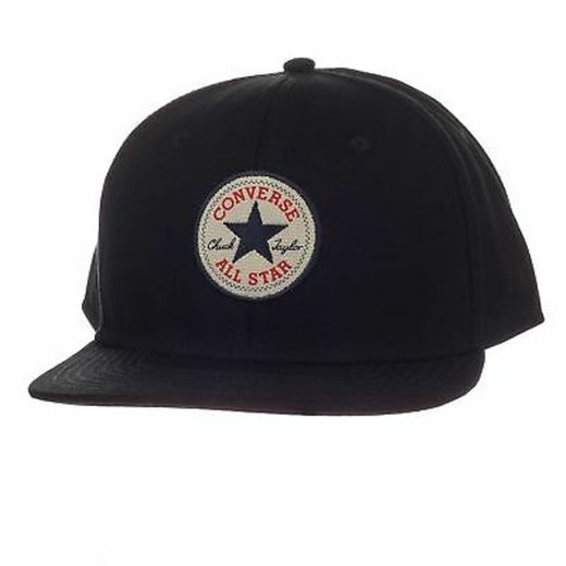Converse Flat Peak Snapback Baseball Cap ~ Core White