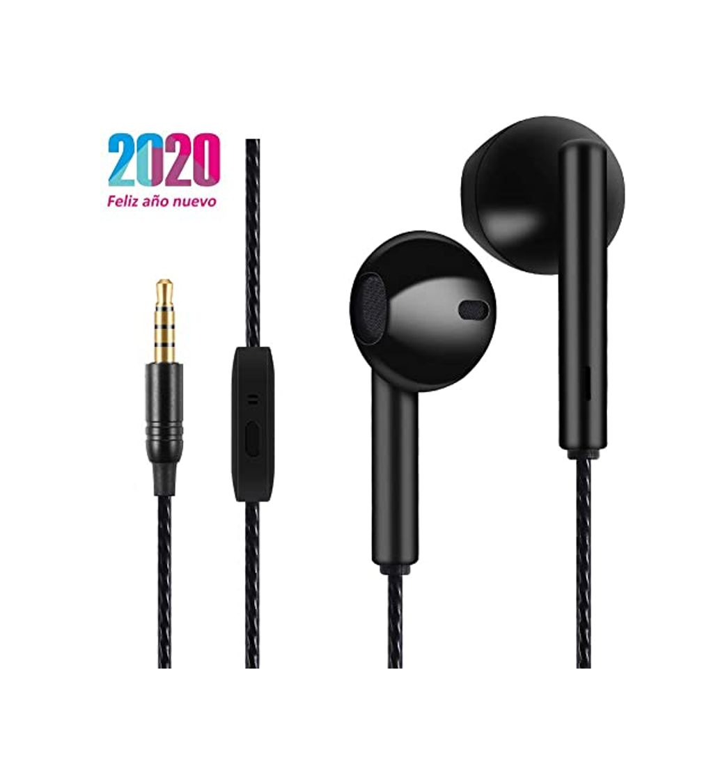 Social Auriculares, Auriculares con micrófono, Resistentes al Sudor, Aislamiento de Ruido, Sonido, Graves