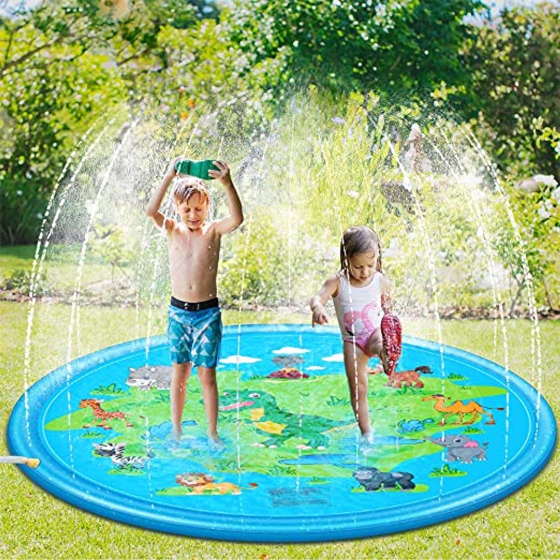 Social Sooair Juego de Salpicaduras y Salpicaduras, 170 cm Water Spray de Agua