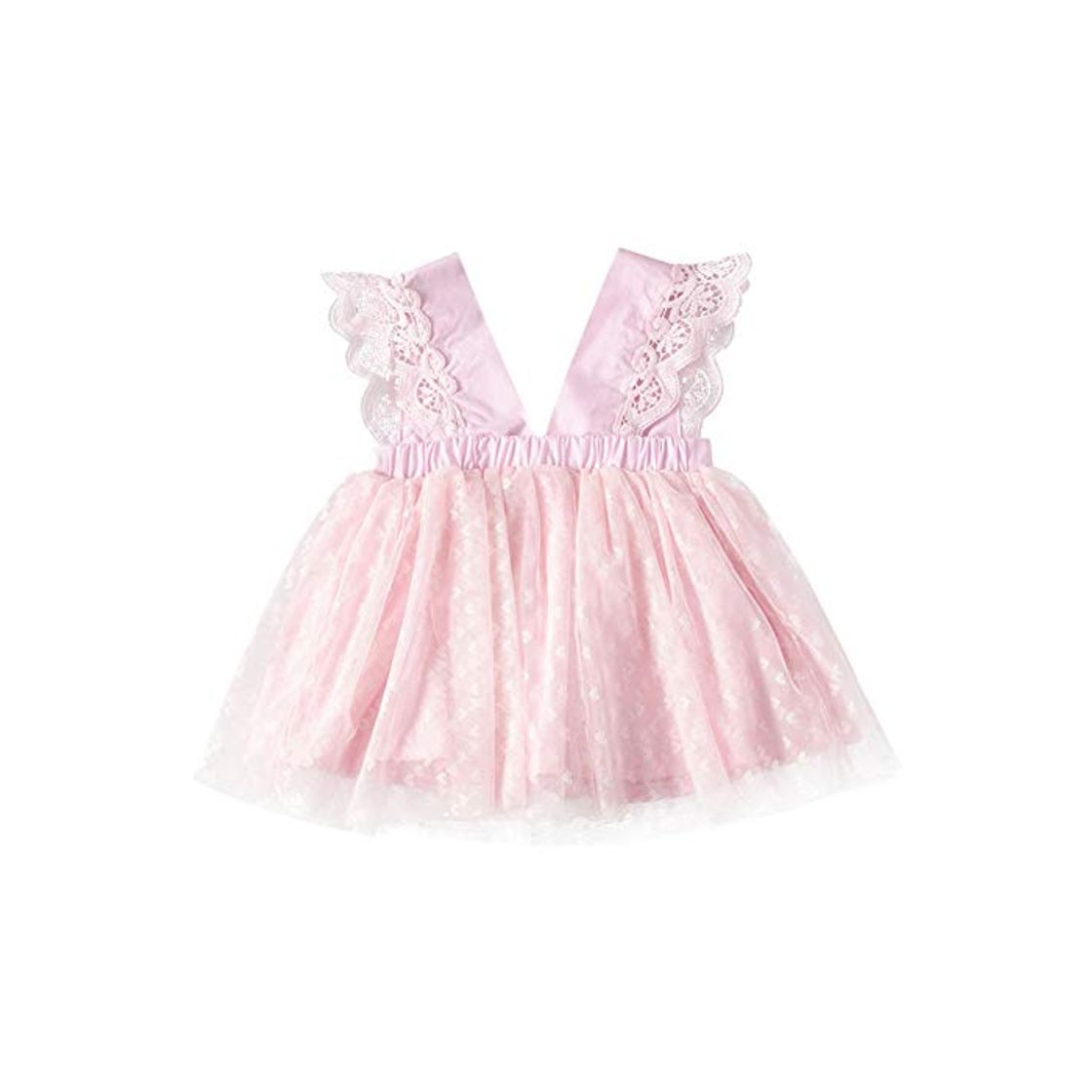 Moda TanithM Vestidos de Bebé Sin Mangas Ropa de Verano para Niñas Vestido de Princesa Vestido de Fiesta de Cumpleaños para Niñas Falda Linda para Bebés Pequeños