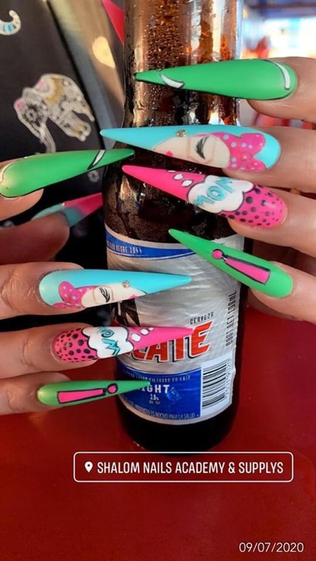 Uñas acrílicas con la mejor de todas 🤩