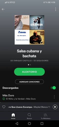 Aqui te dejo un playlist de salsa cubana  y bachata 