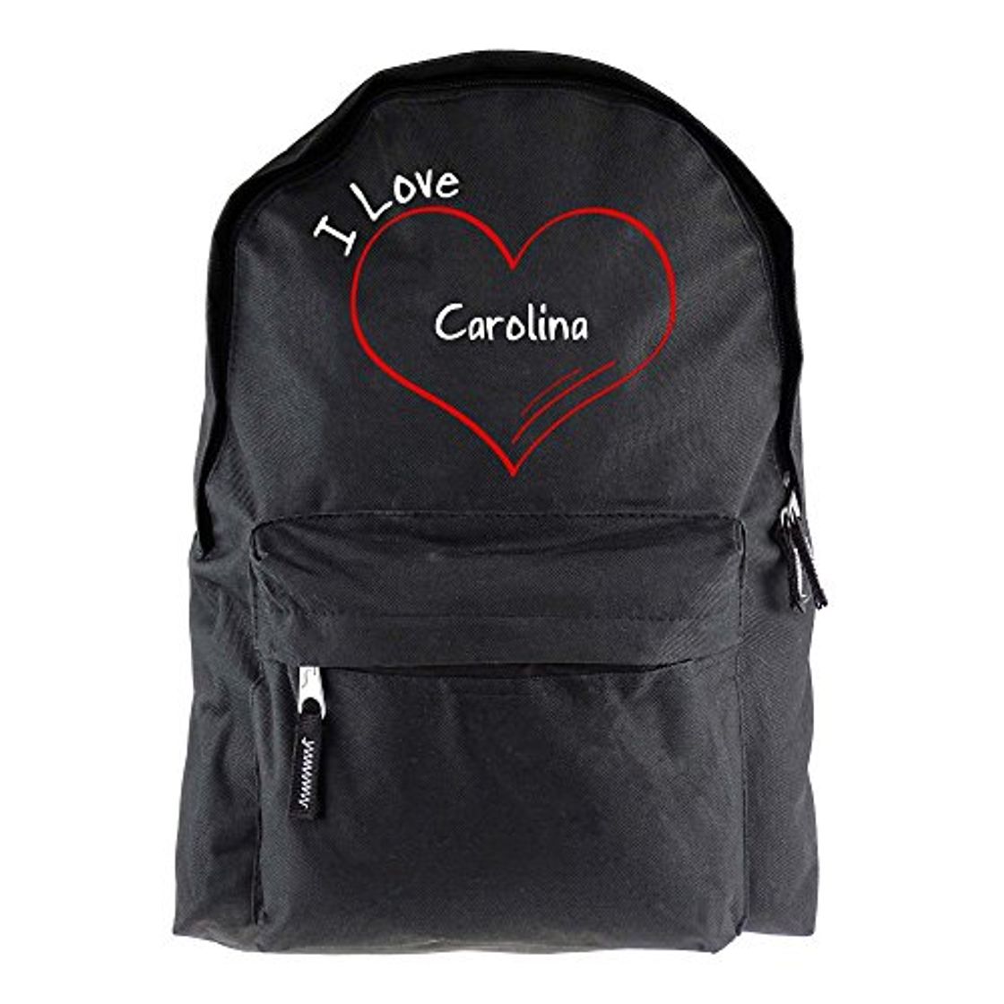 Social Mochila modern I Love Carolina colour negro