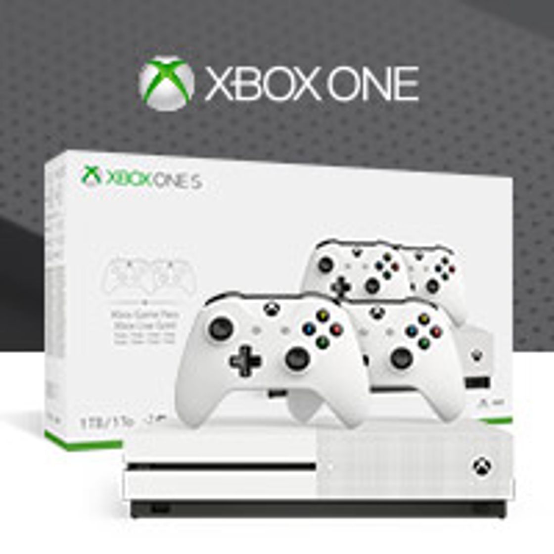 Electrónica Pack Xbox One S con 2 mandos