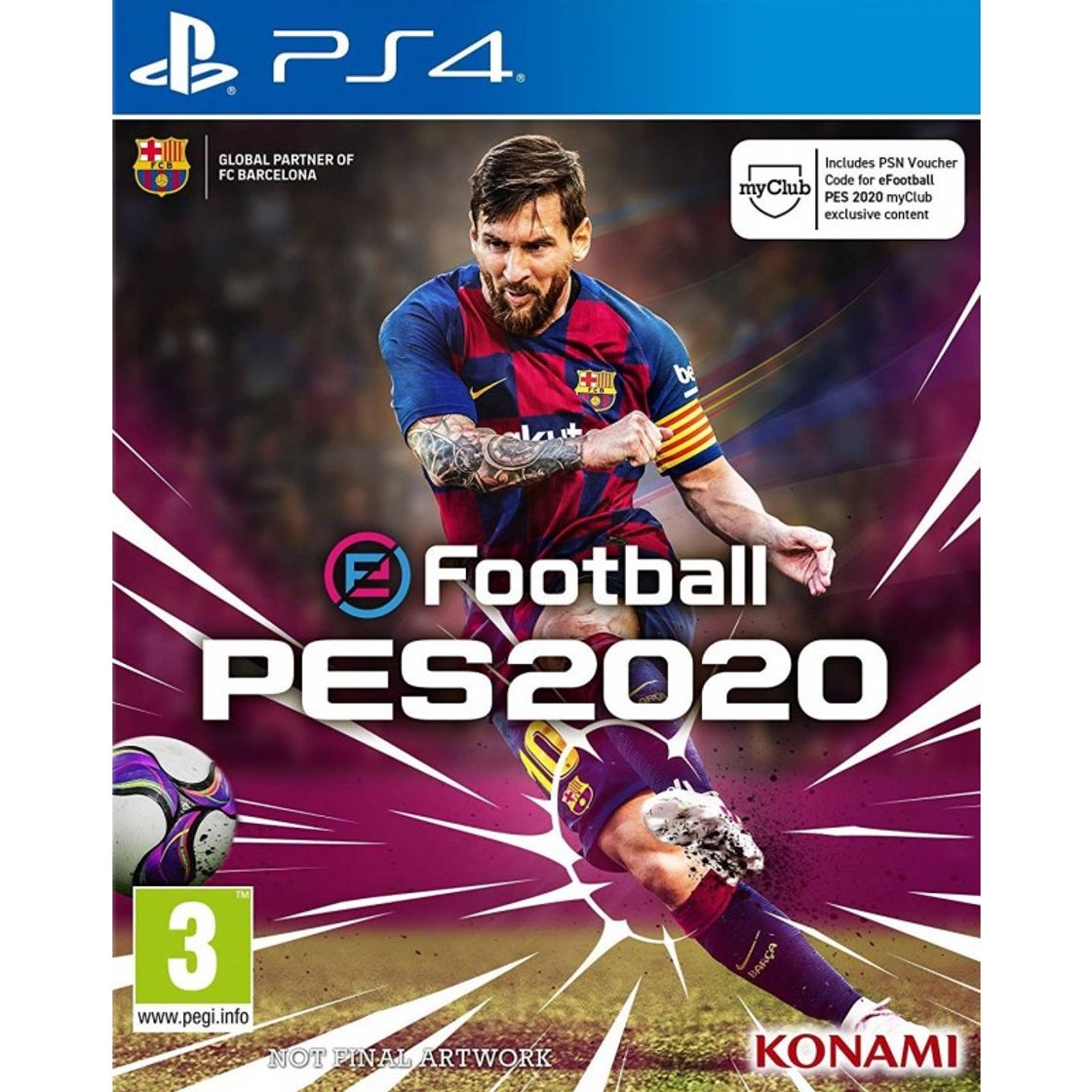 Electrónica PES 2020 PS4