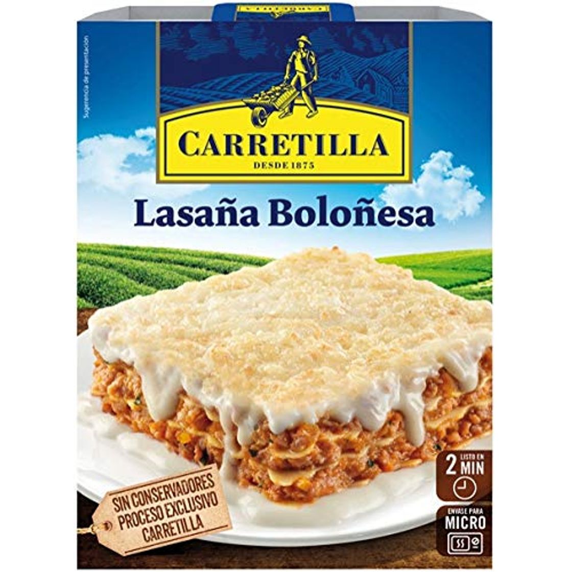 Product Lasaña Boloñesa Carretilla 375G