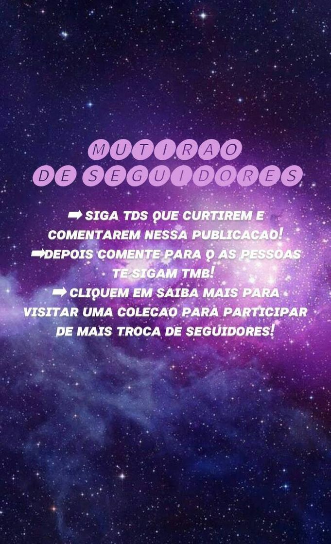 Social MUTIRÃO DE SEGUIDORES!❤