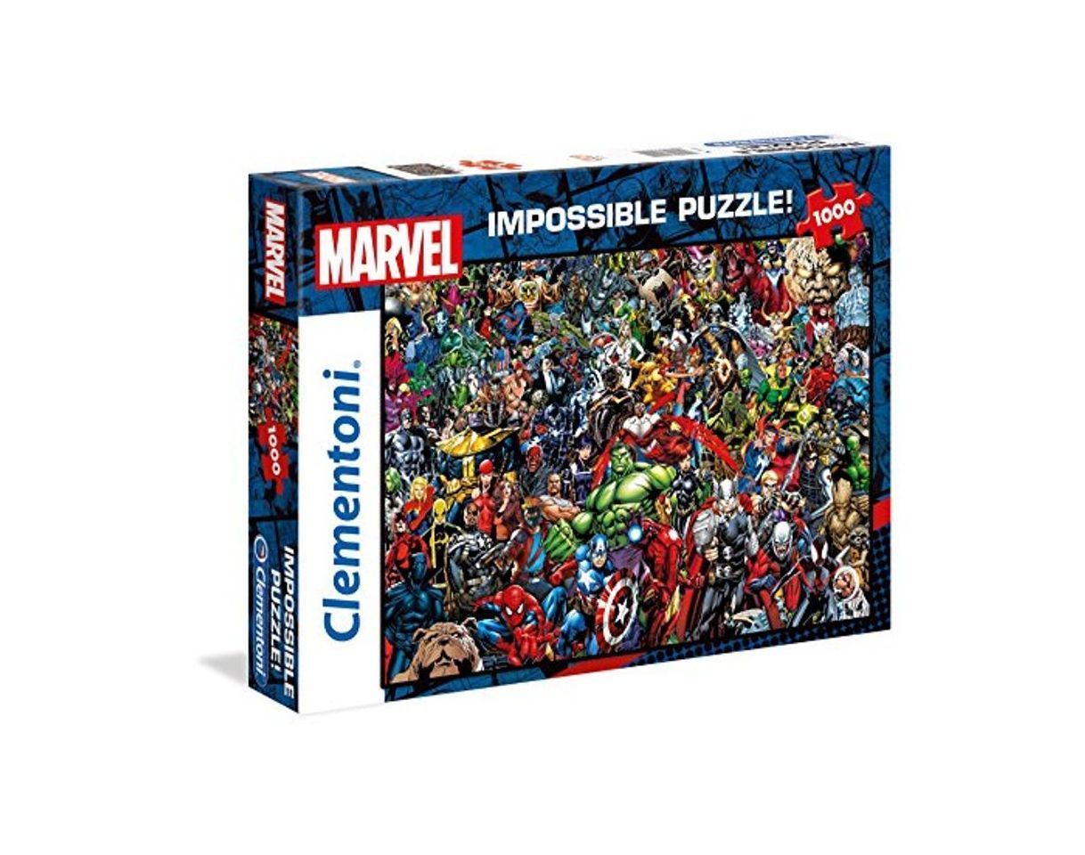 Social Clementoni Puzzle Impossible Marvel 1000 pzas, Multicolor