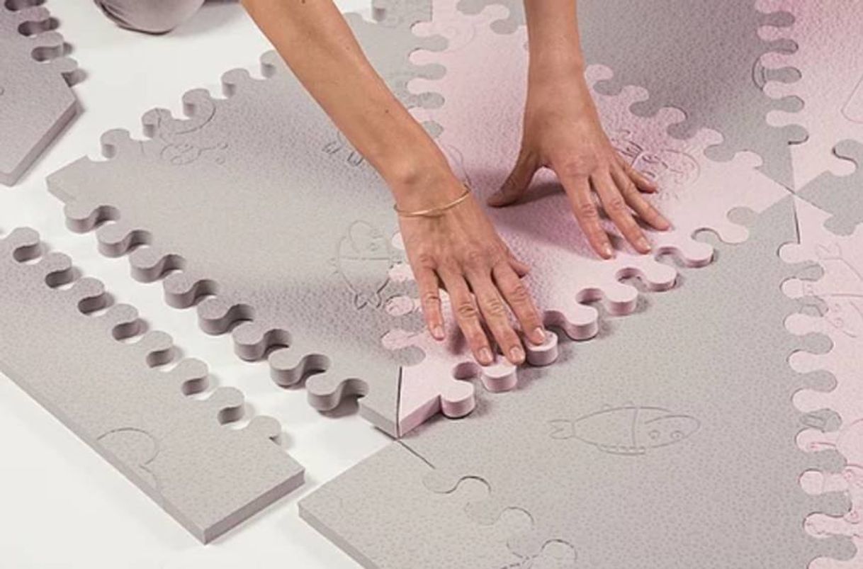 Social LuBabymats - Alfombra puzzle infantil para bebés de Foam