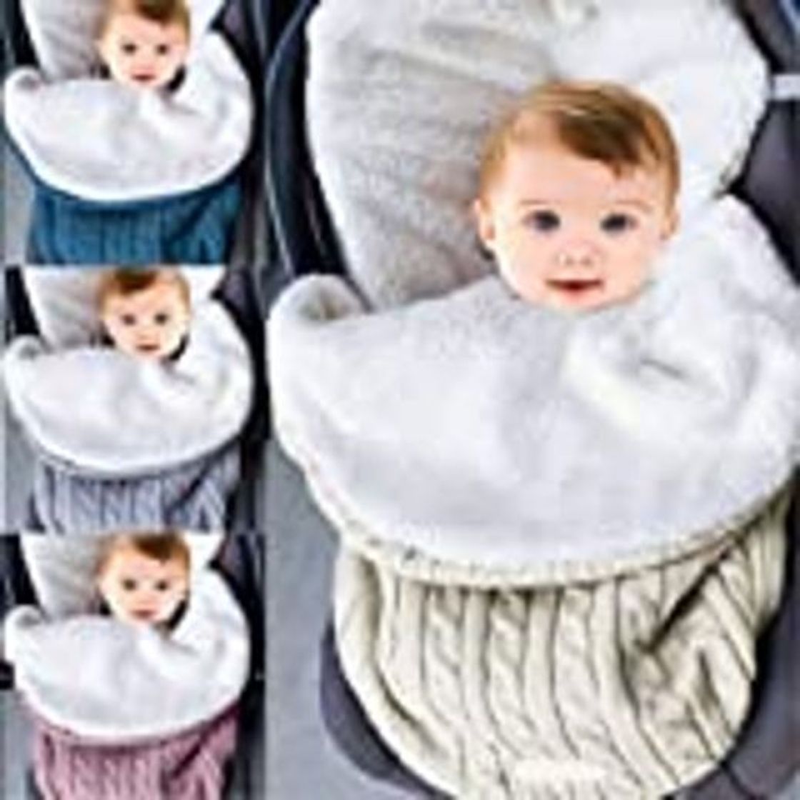 Fashion Saco de Dormir Manta Envolvente de Invierno para Bebé Recién Nacido Swaddle