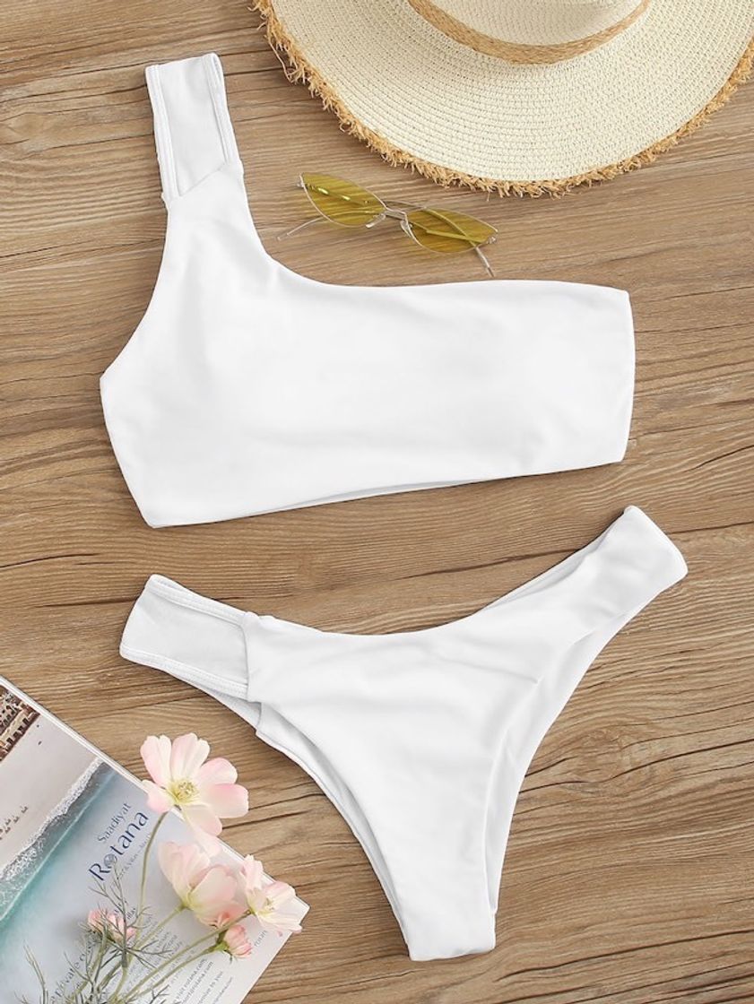 Social Set de bikini top con un hombro | SHEIN ES