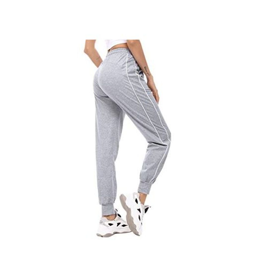 Moda Akalnny Algodón Pantalones de Chándal para Mujer Pantalones de Deporte Pantalones de Jogging Gimnasia Entrenamiento