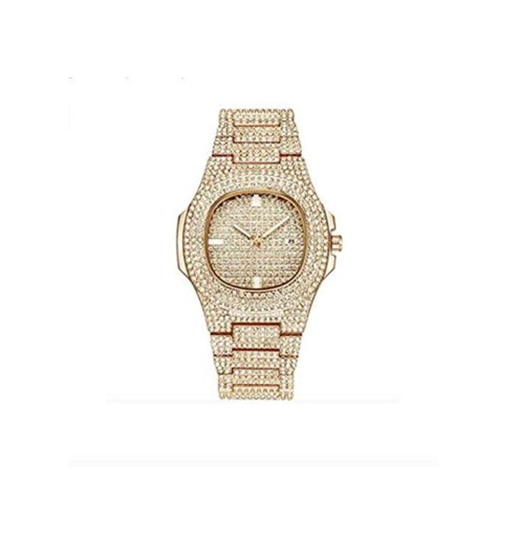 Moda Reloj de pulsera de joyería Bust Down AP Supreme con circonitas cúbicas