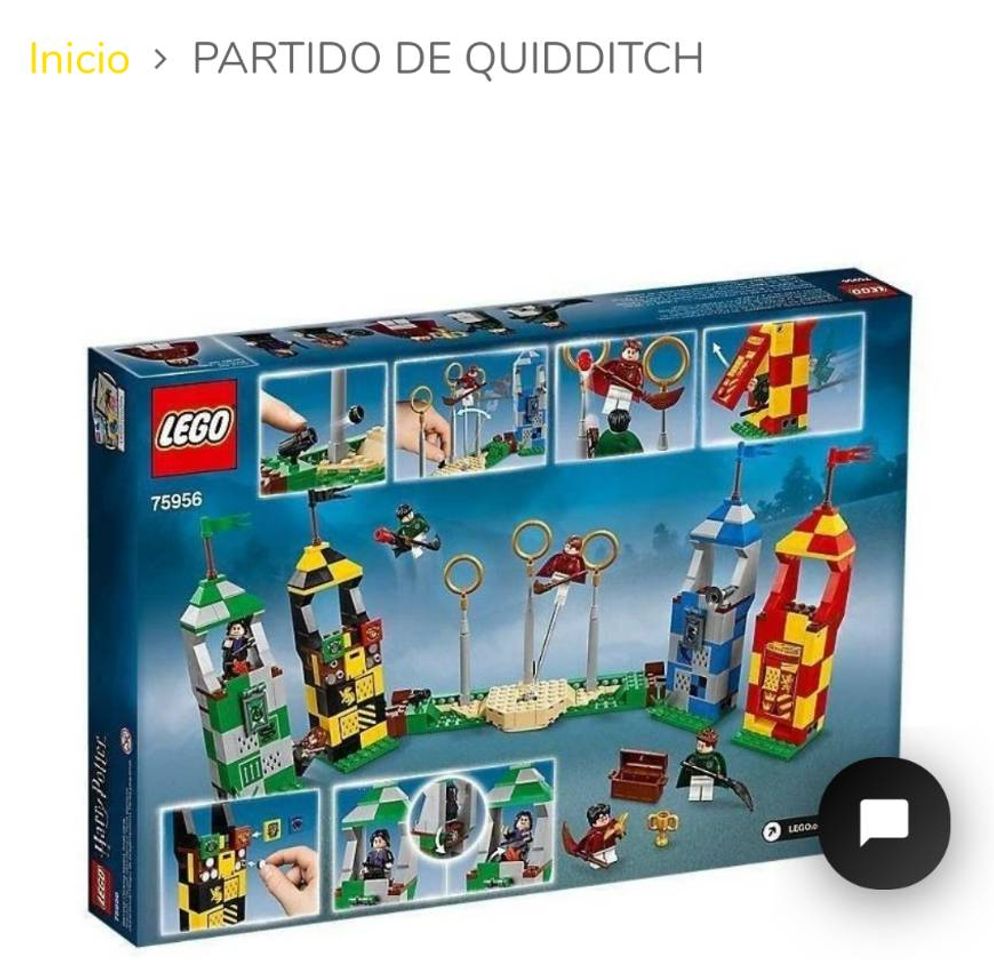 Moda Juego de LEGO Partido de Quidditch