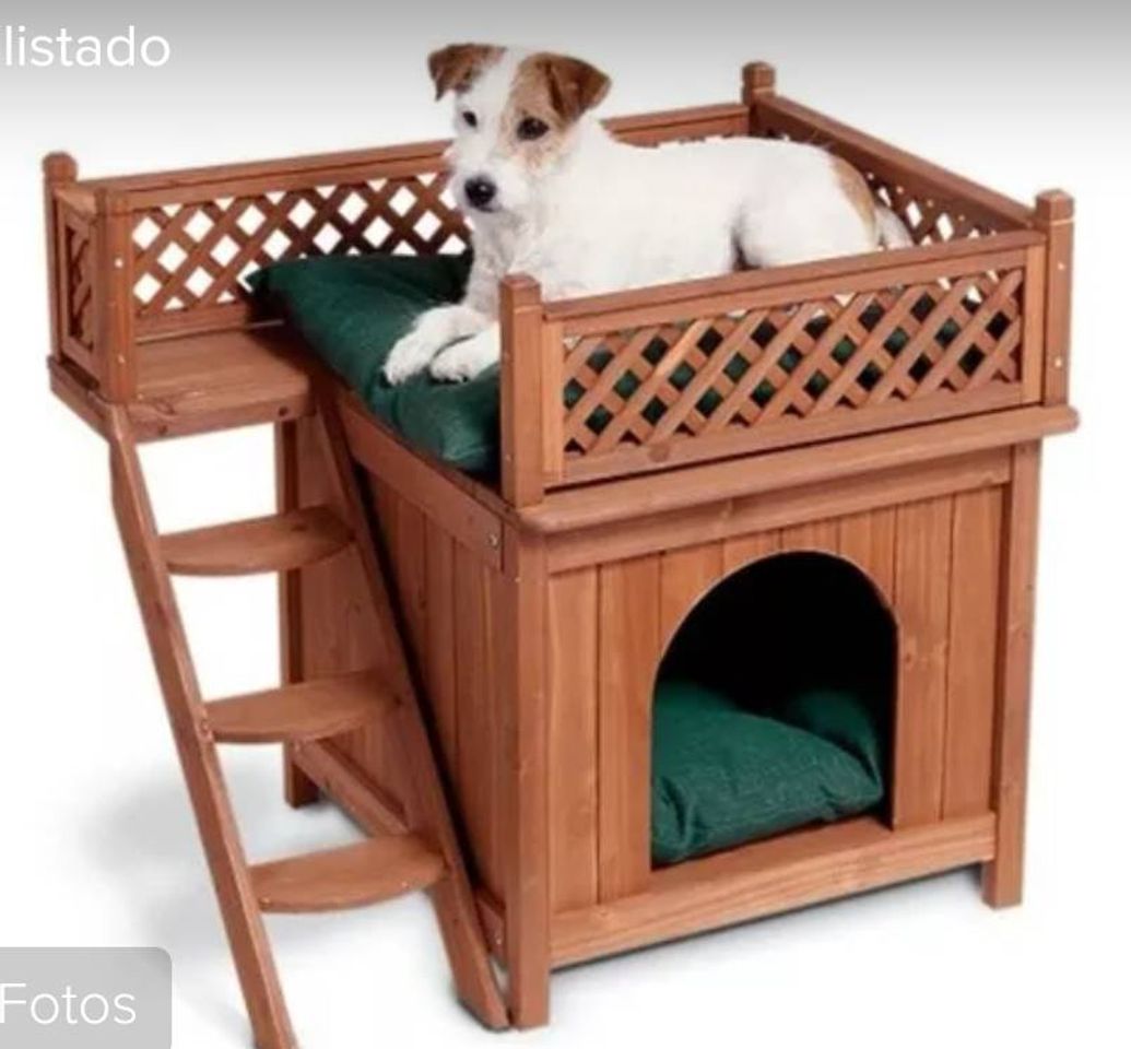 Moda Casa para perro con escalera