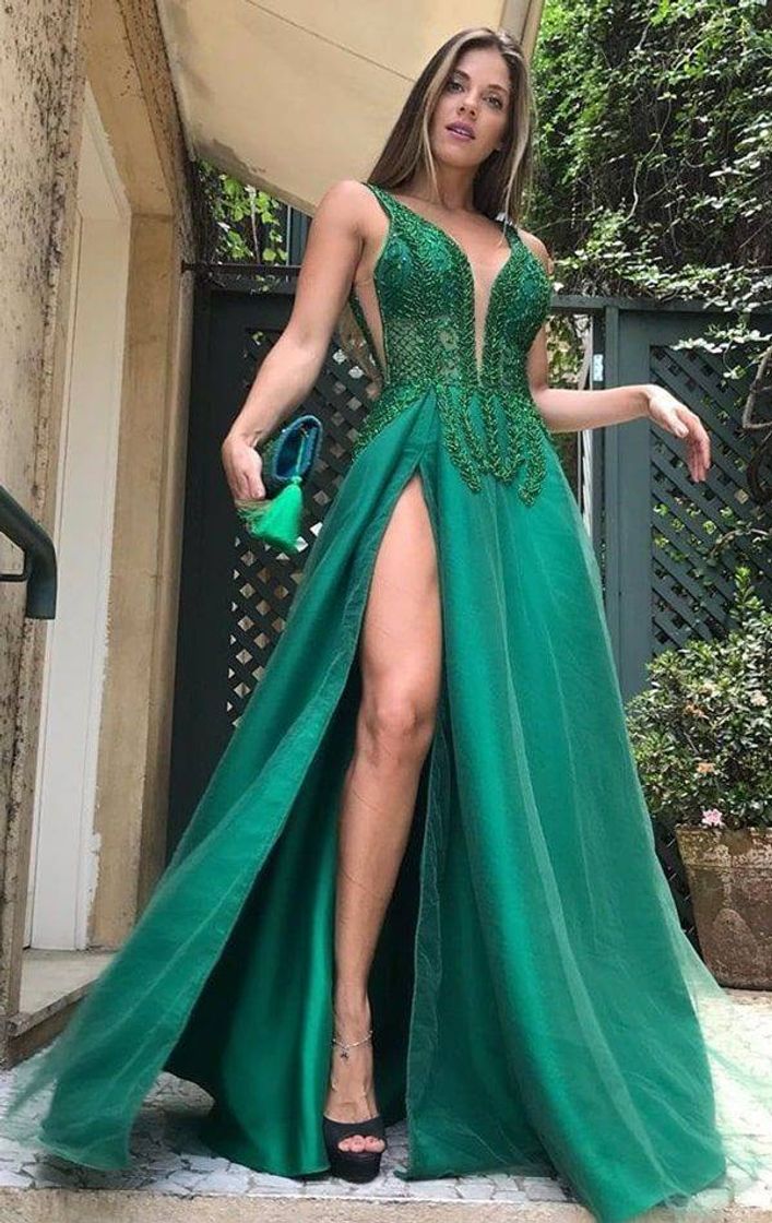 Fashion Vestido Verde💚🍃