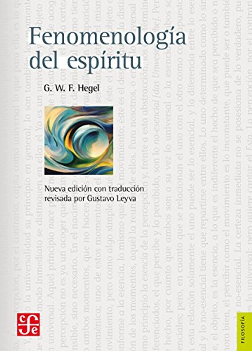 Book Fenomenología del espíritu