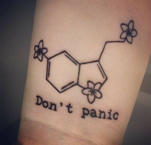 Serotonin tattoo