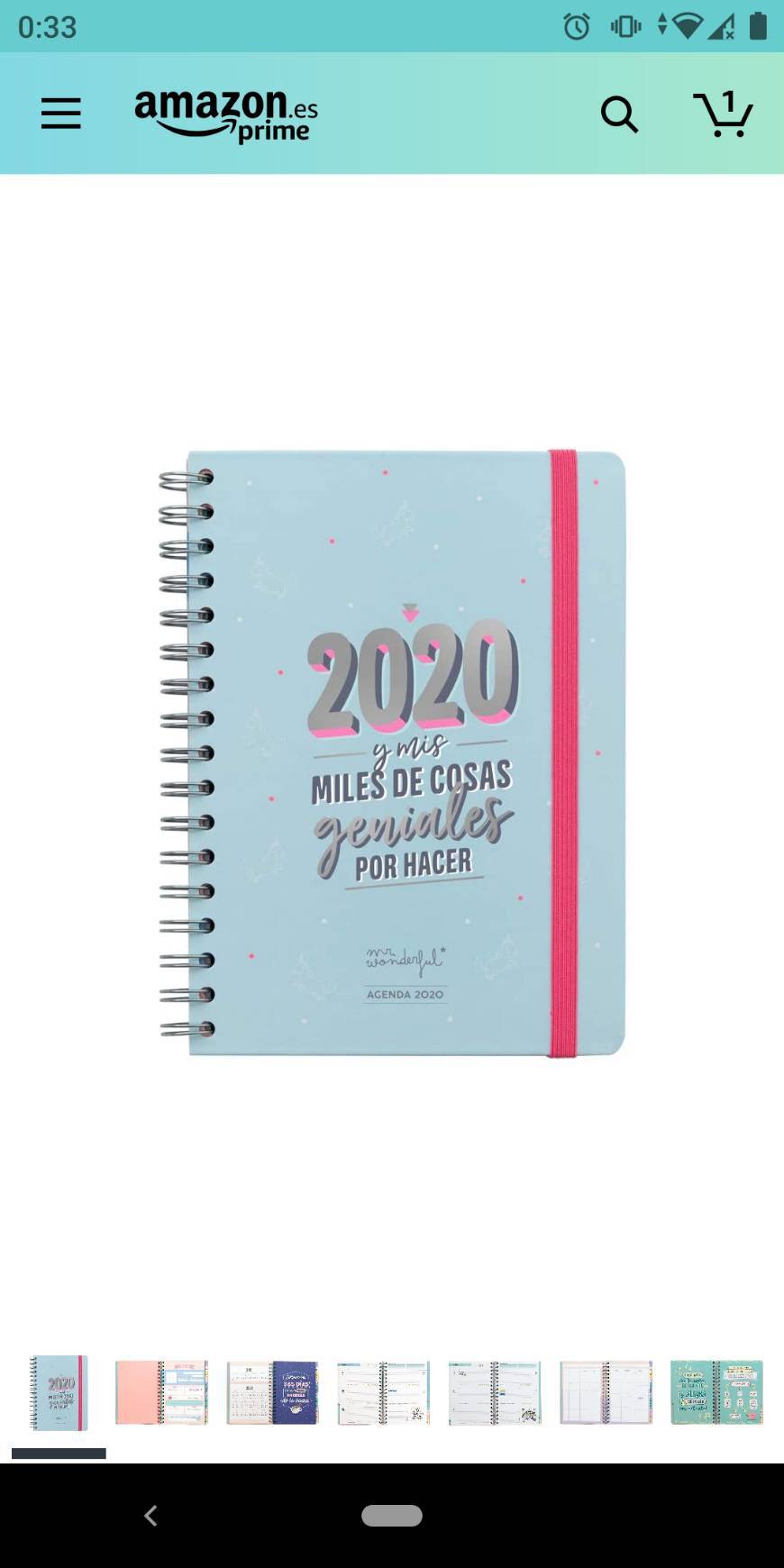 Producto Agenda Mr